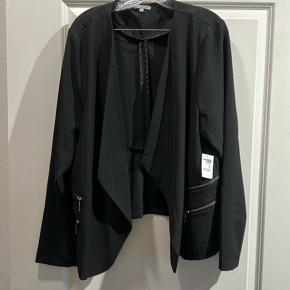 Black blazer from Charlotte Russe size 3x. Tags attached